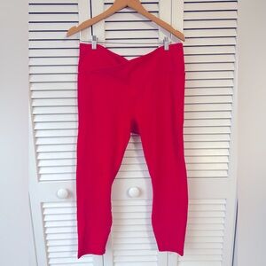 Fabletics High Waisted Pure Luxe 7/8 pants - coral color 
NWT.